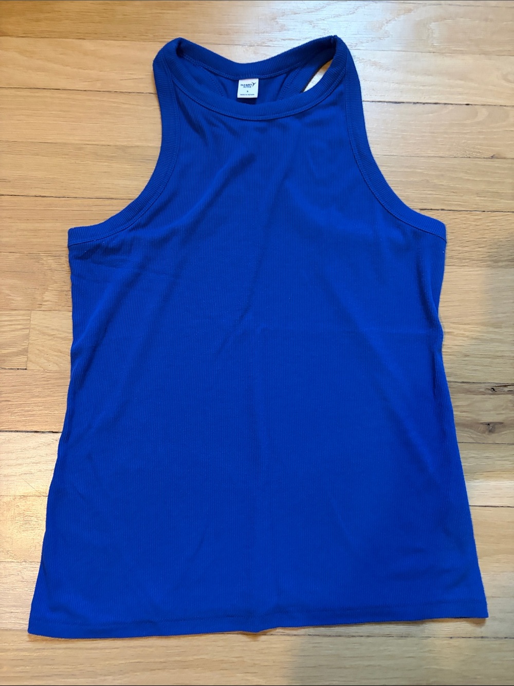 Old Navy Active Women's Ribbed Racerback Tank Top - Blue